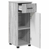 Bathroom Furniture Set with Drawer with Shelf 3 pcs Grey Sonoma 3393039
