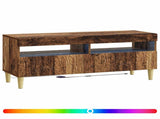 LED TV Cabinet Old Wood Engineered Wood 897213