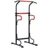 Steel Multi-Use Exercise Power Tower Pull Up Station Adjustable Height W/ Grips T3398P349207