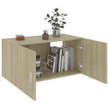 Wall Mounted Cabinet Sonoma Oak 80x39x40 cm Engineered Wood 802798