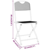 Garden Dining Set Anthracite Expanded metal mesh Medium Foldable 3084712