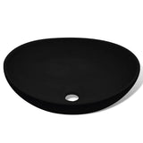 275397 Ceramic Basin 40x33 cm Black