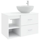 Bathroom Furniture Set 2 pcs White Engineered Wood 3403912