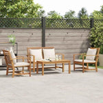 Garden Sofa Set Natural Solid teak wood 3356853