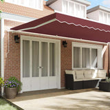 Manual Retractable Awning Burgundy 600x300 cm 3215222