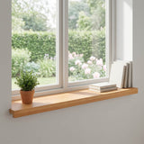 Window Sills 2 pcs Light Brown 80x 30 x 2 cm Solid Beech Wood 42048192