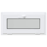 Basement Window RISOR 80x40 cm Tilt 3 Glazing White 4108378