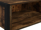 End Table Smoke Oak 100 x 36 x 75 cm Engineered Wood 886692