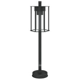 ZNTS Outdoor Floor Lamps 3pcs Black 60 cm Stainless Steel 4006346