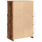LED Sideboard Old Wood 60.5 x 37 x 100 cm Engineered Wood 863045
