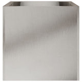 Planter Silver 32x30x29 cm Stainless Steel 841543