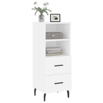 ZNTS Sideboard White 34.5x34x90 cm Engineered Wood 828684