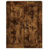 Highboard Smoked Oak 69,5x34x180 cm Engineered Wood 3199902