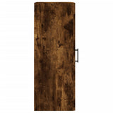 Wall Mounted Cabinet Smoked Oak 34.5x34x90 cm Engineered Wood 830513