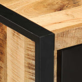 Drawer Cabinet 40x40x90 cm Solid Rough Wood Mango 4013581
