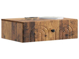 Wall-Mounted Bedside Cabinet 2 pcs Old Wood 49 x 34.5 x 20 cm 898122