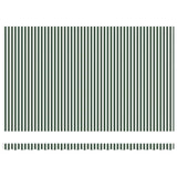 Retractable Awning Green and White 500 x 300 cm 3331460