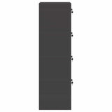 File Cabinet Black 45.5 x 42 x 139 cm Cold-Rolled Steel 891622