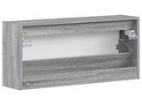 Wall-Mounted Shoe Cabinet ALKMAAR 71 x 17 x 43 cm Grey Sonoma 896191