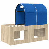 Bed with Tunnel 3 pcs Artisian Oak and Blue Engineered Wood 3423517