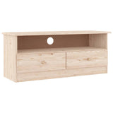 TV Cabinet with Drawers ALTA 100x35x41 cm Solid Wood Pine 353933