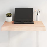 Table Top 60x50x cm Untreated Solid Wood Live Edge 363868