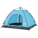 Camping Tent 3-Person Blue Quick Release 4004166