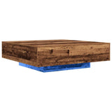 Coffee Table Old Wood 100 x 100 x 31 cm Engineered Wood 863006