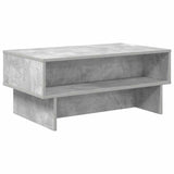 Coffee Table Concrete Grey 80 x 46 x 35 cm Engineered Wood 8000223