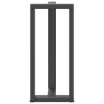 ZNTS Bar Table Legs T-Shaped 2 pcs Anthracite 40x35x cm Steel 4013074