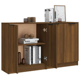 Sideboards 2 pcs Brown Oak 60x30x70 cm Engineered Wood 3115779