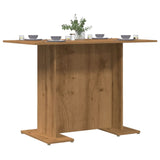 ZNTS Dining Table Artisan Oak 110x60x75 cm Engineered Wood 855809