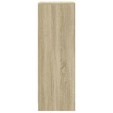 Sideboard with LED Sonoma Oak 42.5x34x100 cm Engineered Wood 852154