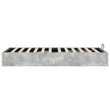 Ottoman Bed Frame Concrete Grey 80.5 x 200 cm Engineered Wood 3409264