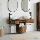 Bathroom Furniture Set 3 pcs Old Wood Engineered Wood 3405585