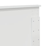 Headboard Gloss White Engineered wood 888313
