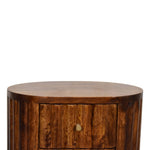 Stripe Chestnut Bedside IN3554