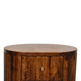 Stripe Chestnut Bedside IN3554