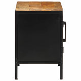 Bedside Cabinet Brown and black 50 x 30 x 45 cm 4019642