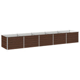 Raised Garden Bed Black 400 x 80 x 55 cm cold-rolled steel 8006429