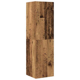 4 Piece TV Cabinet Set Wall-mounted Old Wood Engineered Wood 3329217