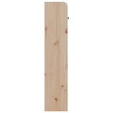 Headboard with Storage 180 cm Solid Wood Pine 855502