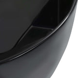 Wash Basin 36x14 cm Ceramic Black 143910