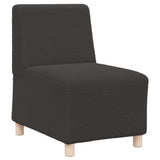 Modular Sofa Unit Armless 2 pcs Dark Grey 55 x 74 x 82 cm 3399785