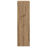 4 Piece TV Cabinet Set Wall-mounted Artisan Oak Engineered Wood 3329218