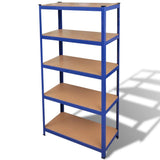 Storage Shelf Garage Storage Organizer Blue 141126