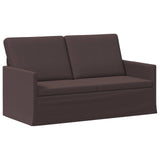 2 Seater Sofa Dark Brown 150 x 81 x 82 cm Fabric 42041077