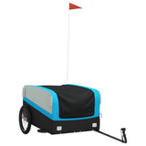 Bike Trailer Black and Blue 45 kg Iron 94051