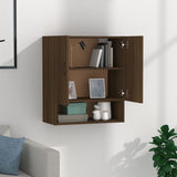 Wall Cabinet Brown Oak 60x31x70 cm Engineered Wood 817590
