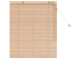 Venetian Blind Oak Look 90 x 130 cm 35 mm Solid Paulownia Wood 42015314